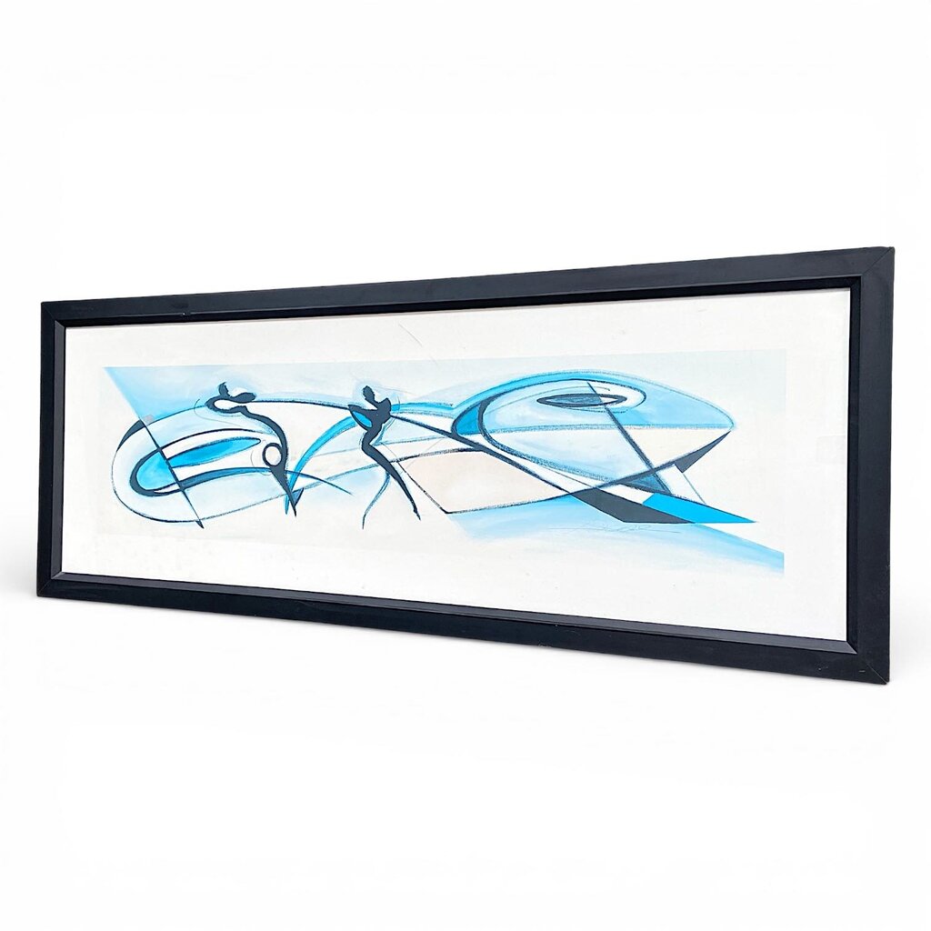 Contemporary Abstract Print in Frame - Acosta's Home