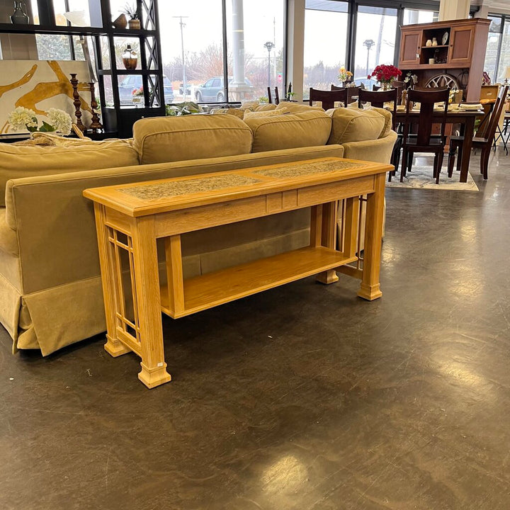 Mission Style Sofa Table - Acosta's Home