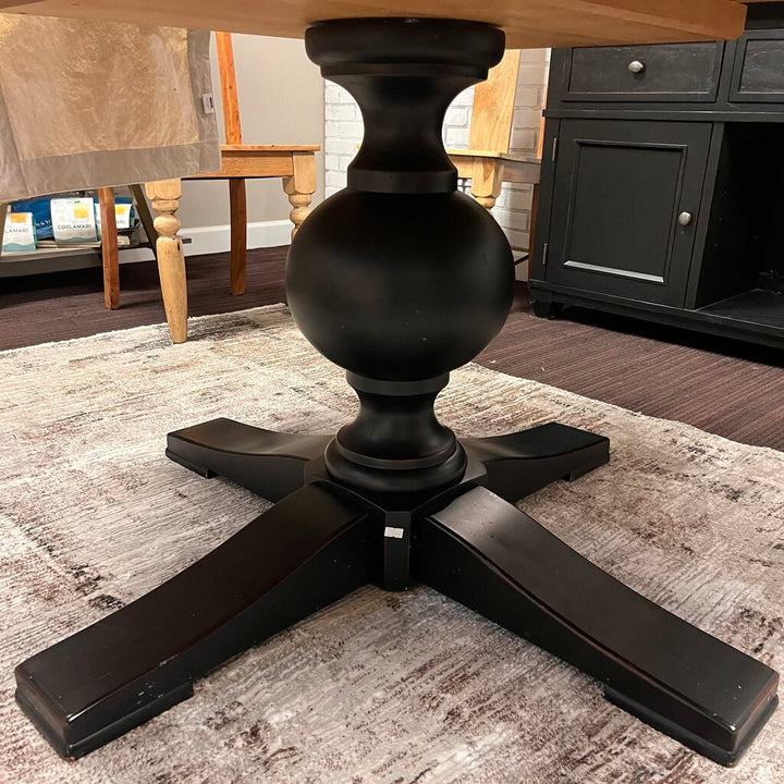 Orig Price $3500 - Round Dining Table w/ Leaf - Acosta's Home