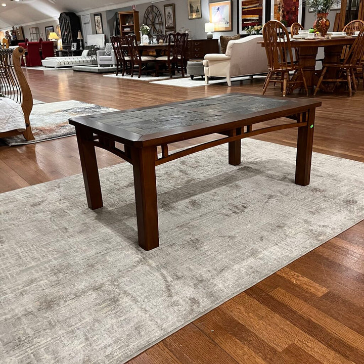 Cocktail Table w/ Tile Inlay - Acosta's Home