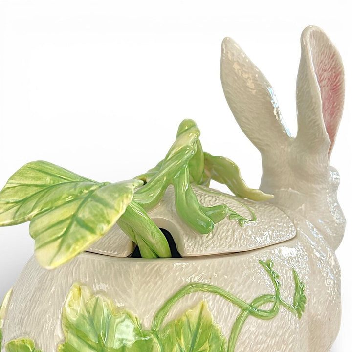 Rabbit Soup Tureen w/ Lid & Ladle - Le Lapin - Acosta's Home