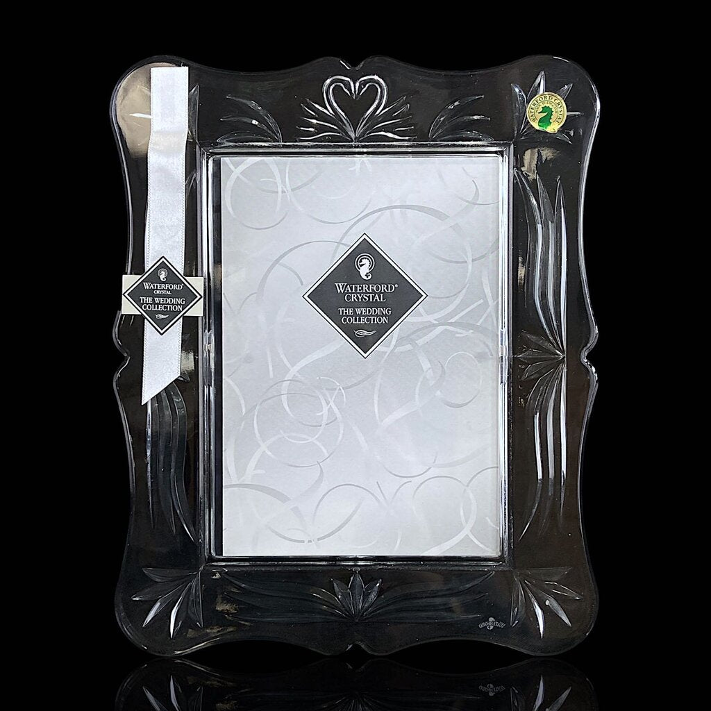 Cut Crystal Wedding Picture Frame 5 x 7 - Box Available - Acosta's Home