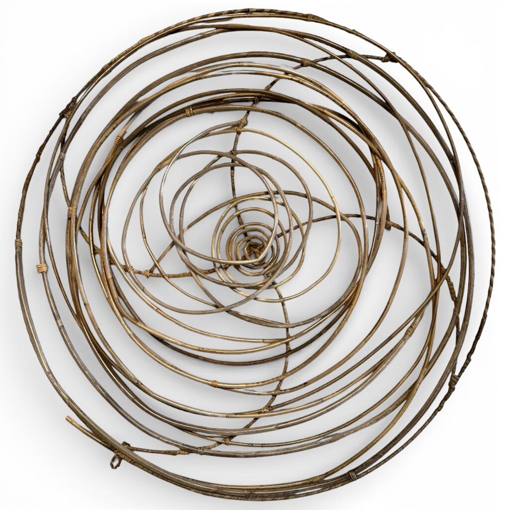 Wicker Spiral Wall Art - Acosta's Home
