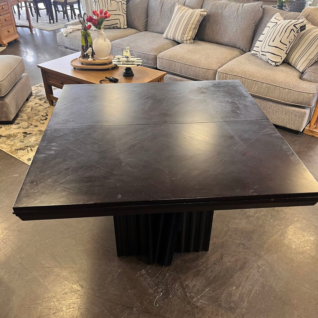 Dining Table w/ Column Legs & 2 Leaves - Acosta's Home