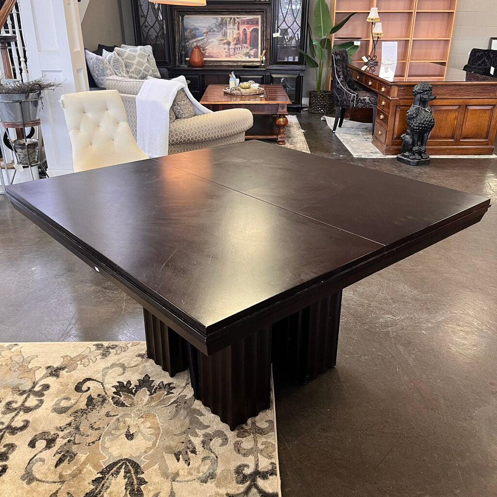 Dining Table w/ Column Legs & 2 Leaves - Acosta's Home