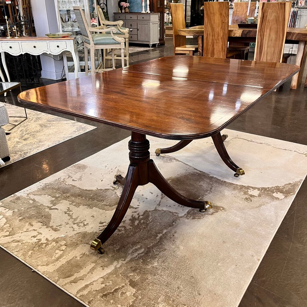 Vintage Dining Table w/ Casters - Acosta's Home