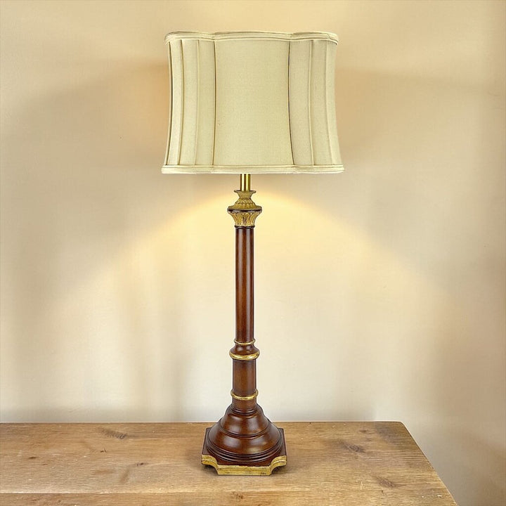 Brass Clover Table Lamp - Acosta's Home