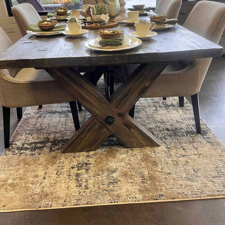 Orig Price $3500 - Dining Table w/ 6 Upholstered Chairs