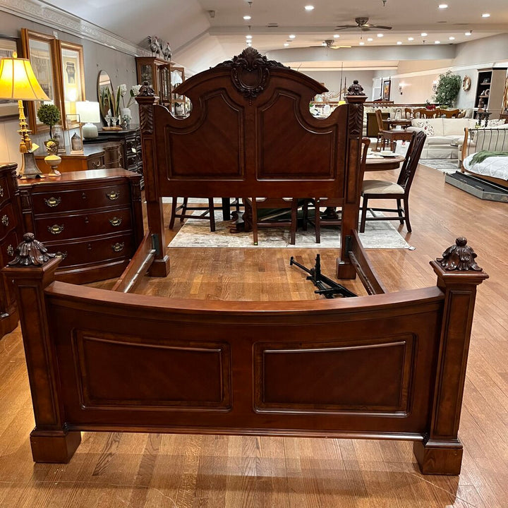 Orig Price $1500 - Queen Cherry Poster Bed