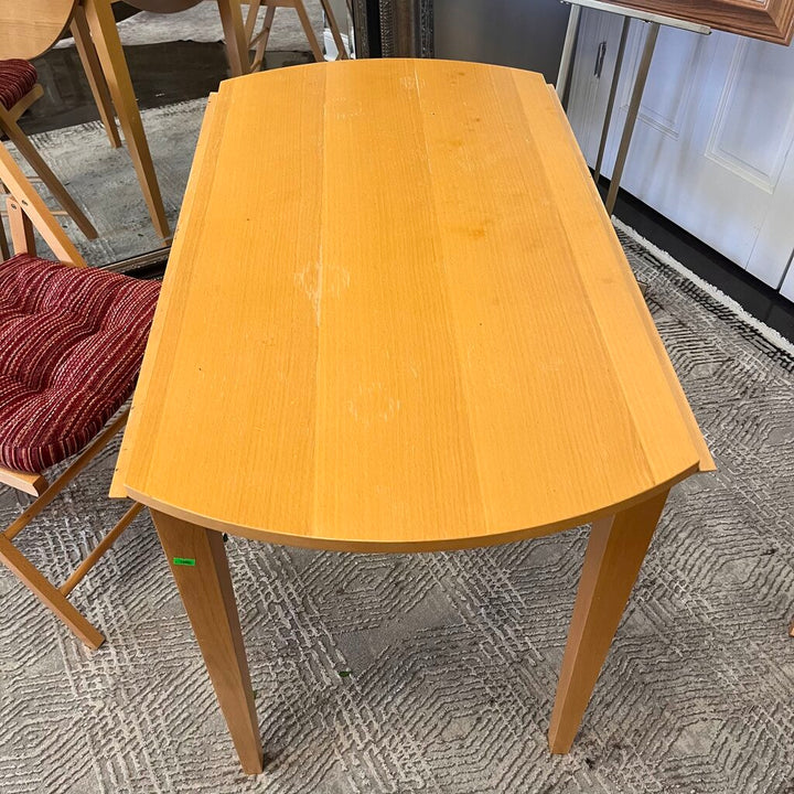 Orig Price $600 - Dropleaf Table w/ 2 Folding Chairs