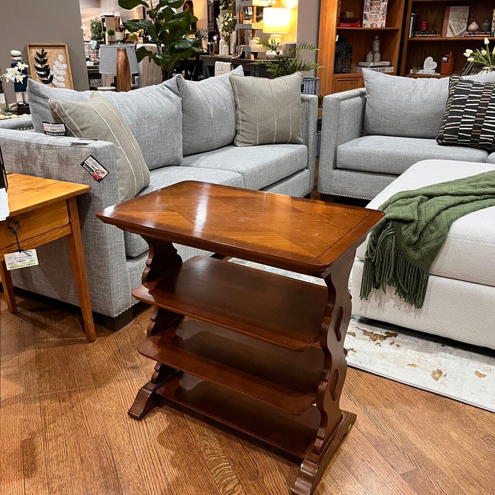 Three Tiered Etagere End Table