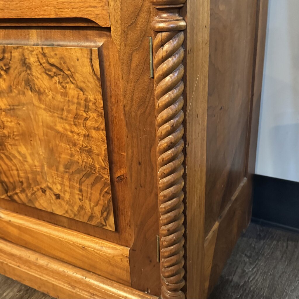 Orig. Price $3000 - 19th Century Eastlake-Style Marble Top Sideboard