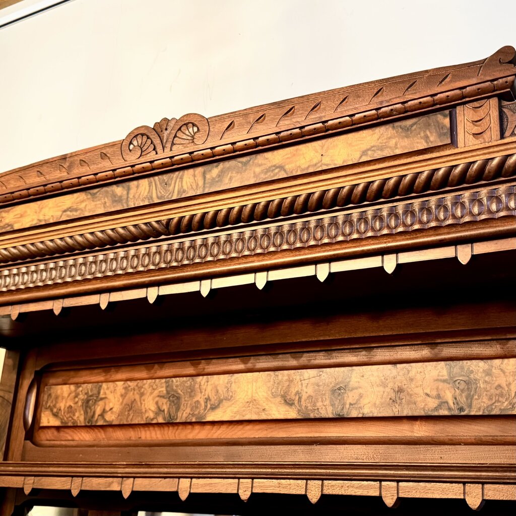 Orig. Price $3000 - 19th Century Eastlake-Style Marble Top Sideboard