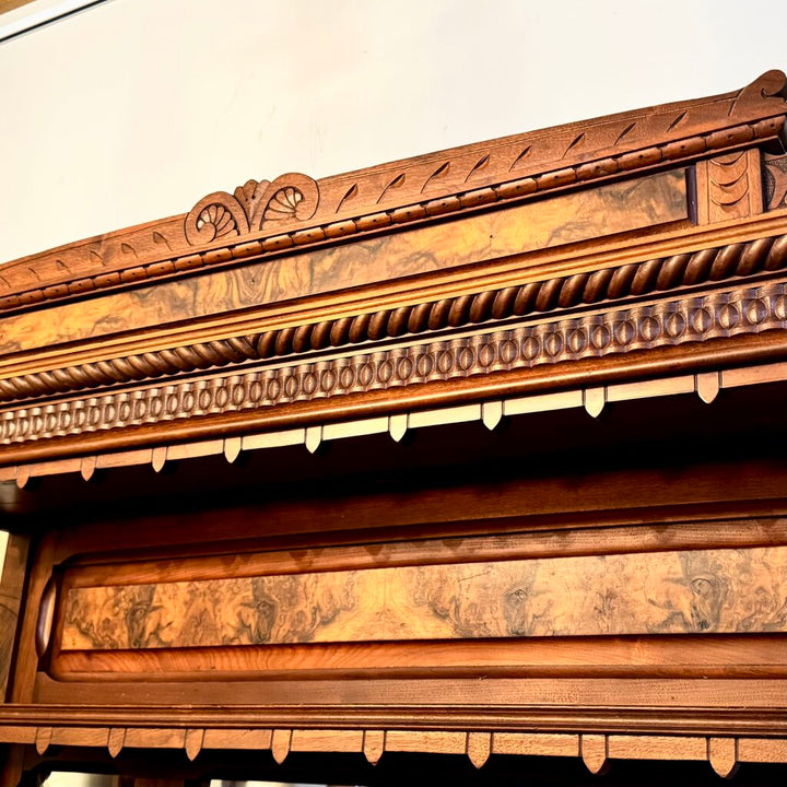 Orig. Price $3000 - 19th Century Eastlake-Style Marble Top Sideboard