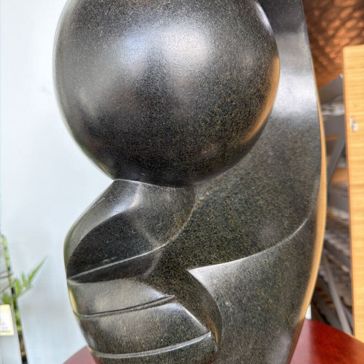 Orig Price $2000 - "Hugs" Solid Stone Sculpture