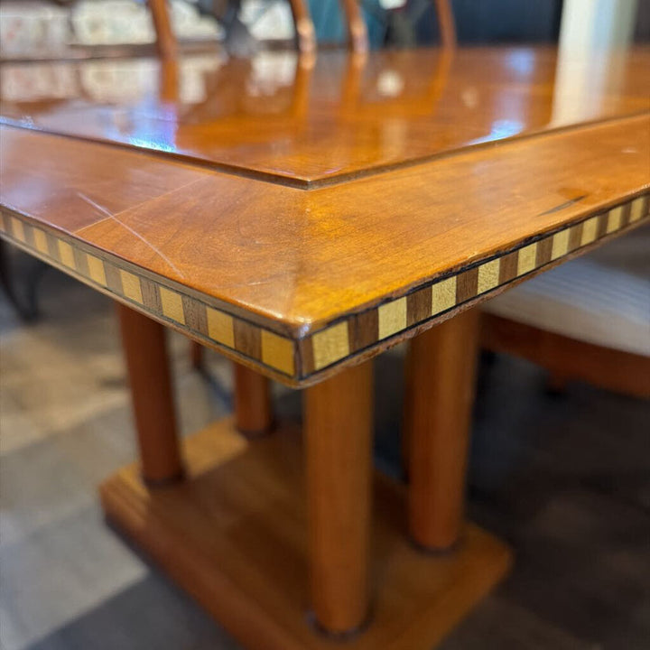 Biedermeier-style Dining Table with 6 Chairs