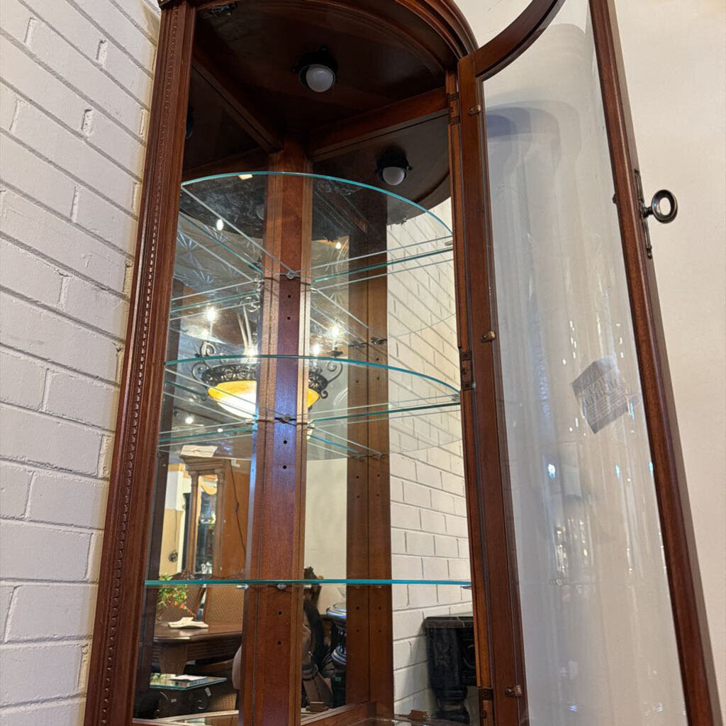 Orig Price $1100 - Curved Corner Curio