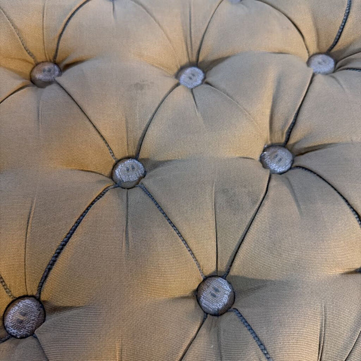 Regency-style Tufted Ottoman