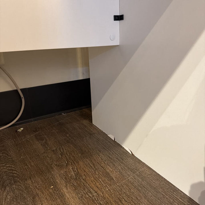 * Modern Minimalist Bow-front Writing Desk