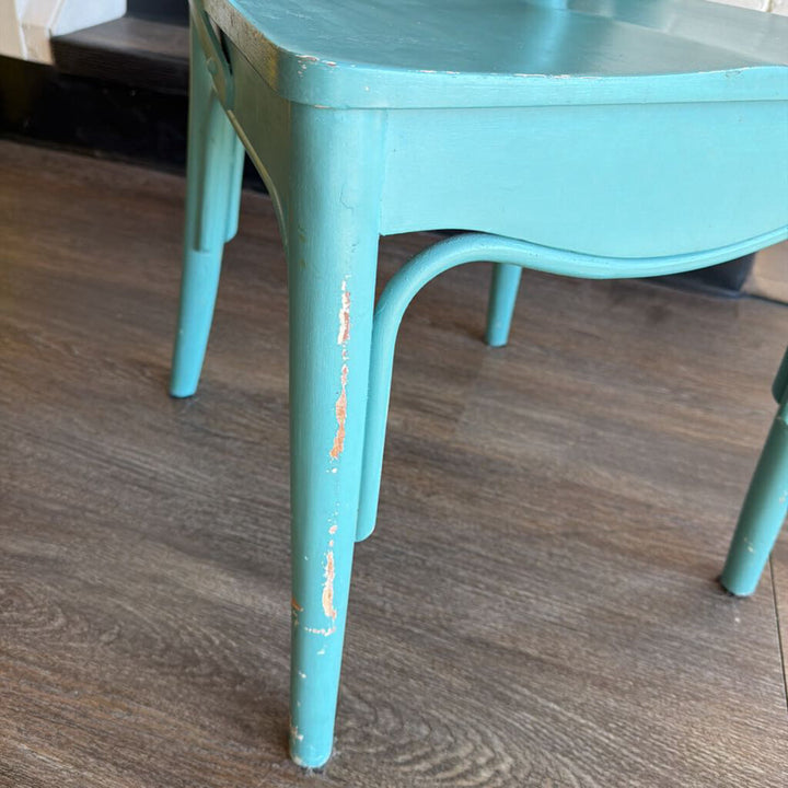 Intentionally Distressed Cross-back Side Chair