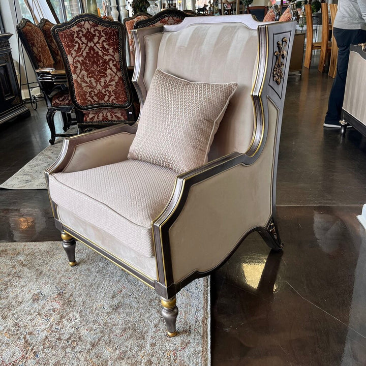 Orig Price $1250 - Wingback Chair w/ Accent Pillow