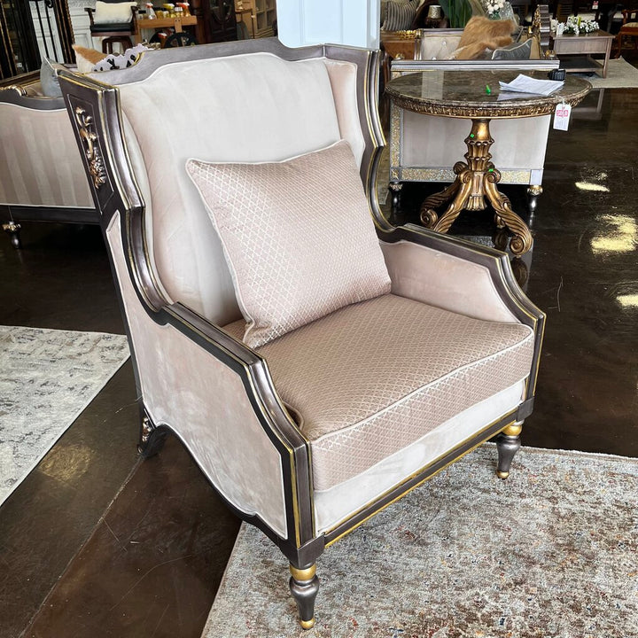 Orig Price $1250 - Wingback Chair w/ Accent Pillow
