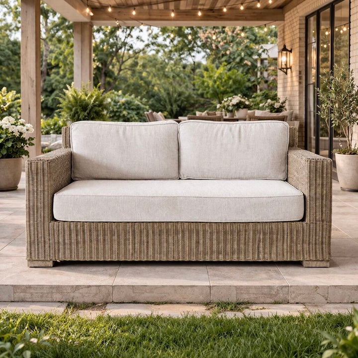 Orig. Price $5000 - Provence Track Arm Outdoor Loveseat