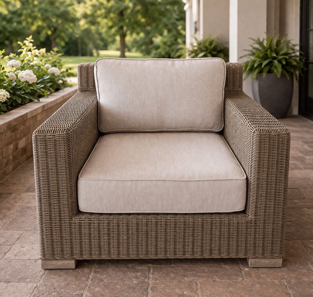 Orig. Price $2000 - Provence Track Arm Outdoor Lounge Chair