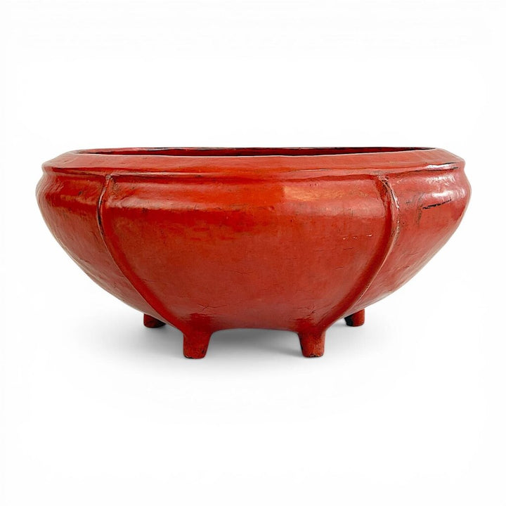Antique Lacquered Burmese Offering Bowl