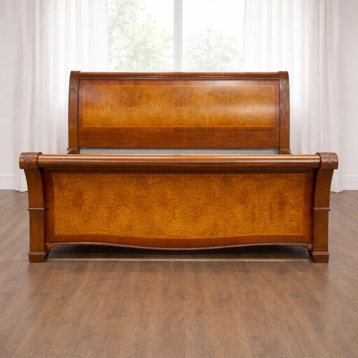 Orig. Price $2800 - Napa King Storage Sleigh Bed