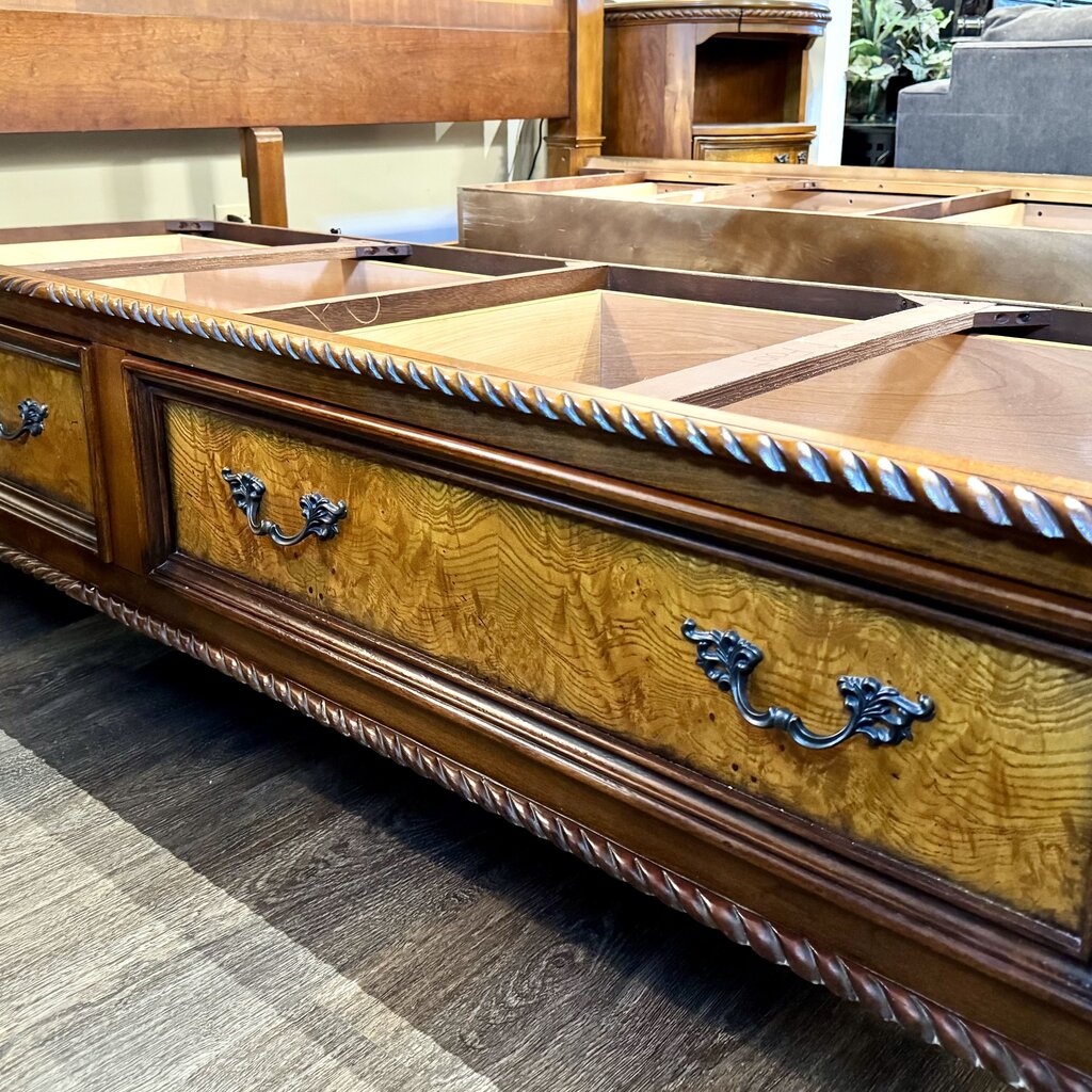 Orig. Price $2800 - Napa King Storage Sleigh Bed