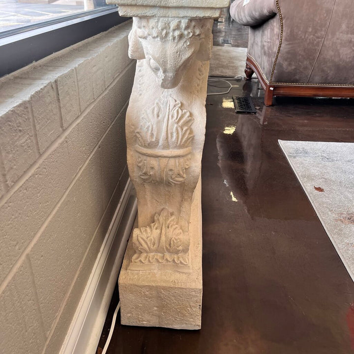 Orig Price $400 - Carved Sofa Table