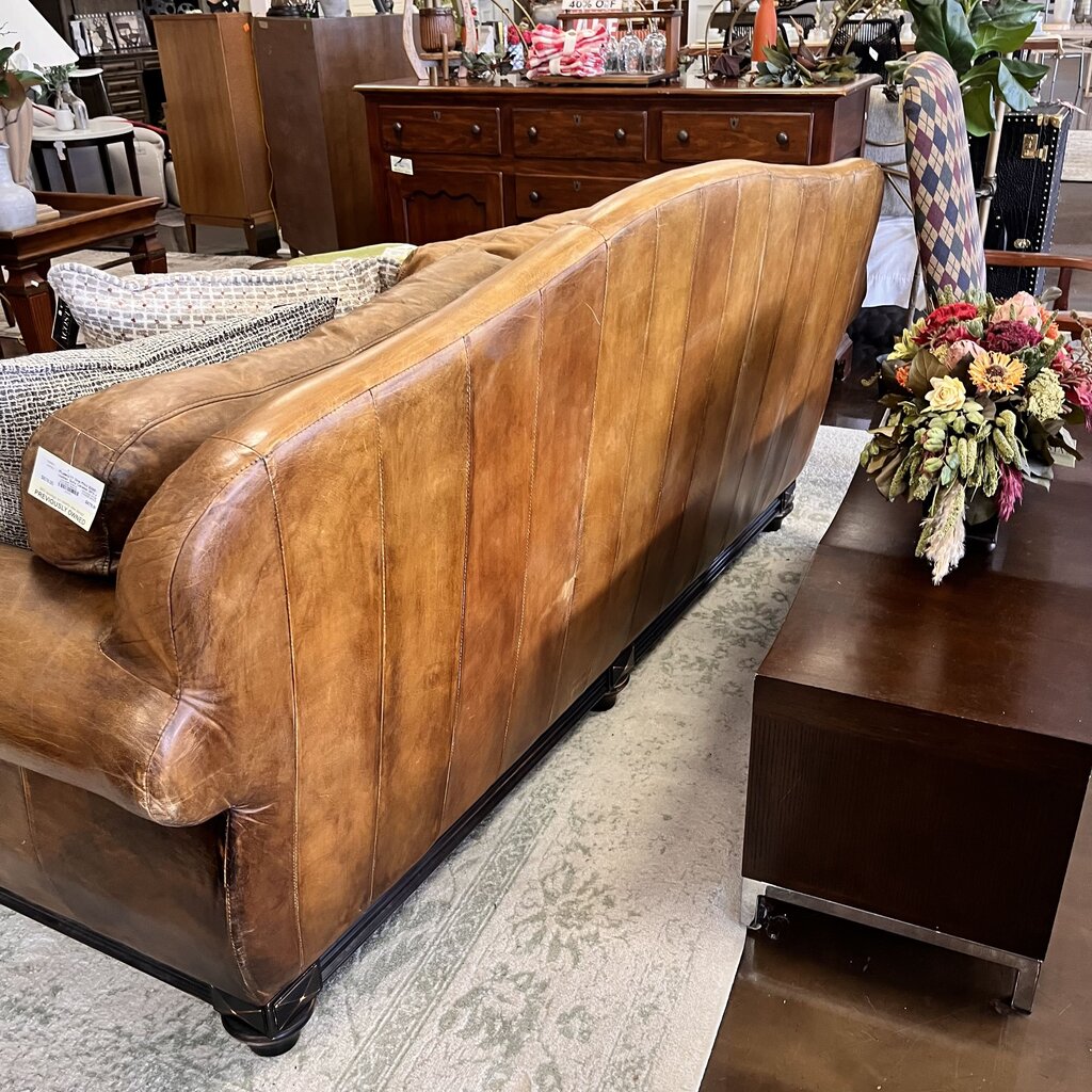 Orig Price $3000 - Leather Sofa