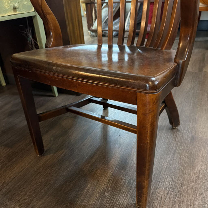 Orig Price $550 - Antique 1940s Bankers Chair