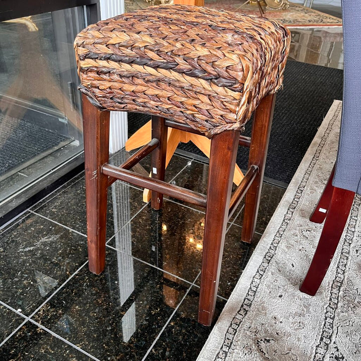 Orig Price $150 - Woven Wicker Stool