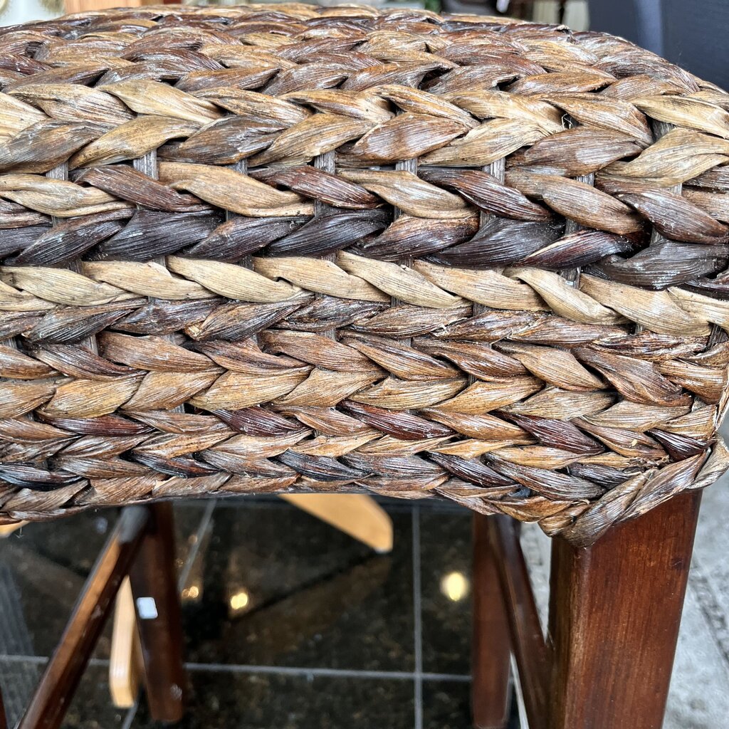 Orig Price $150 - Woven Wicker Stool