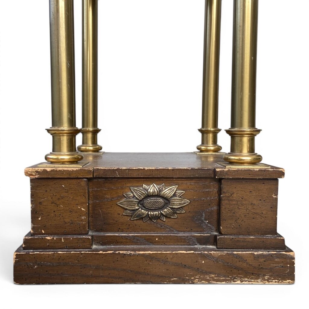 Brass Floor Lamp w/ Shelves
