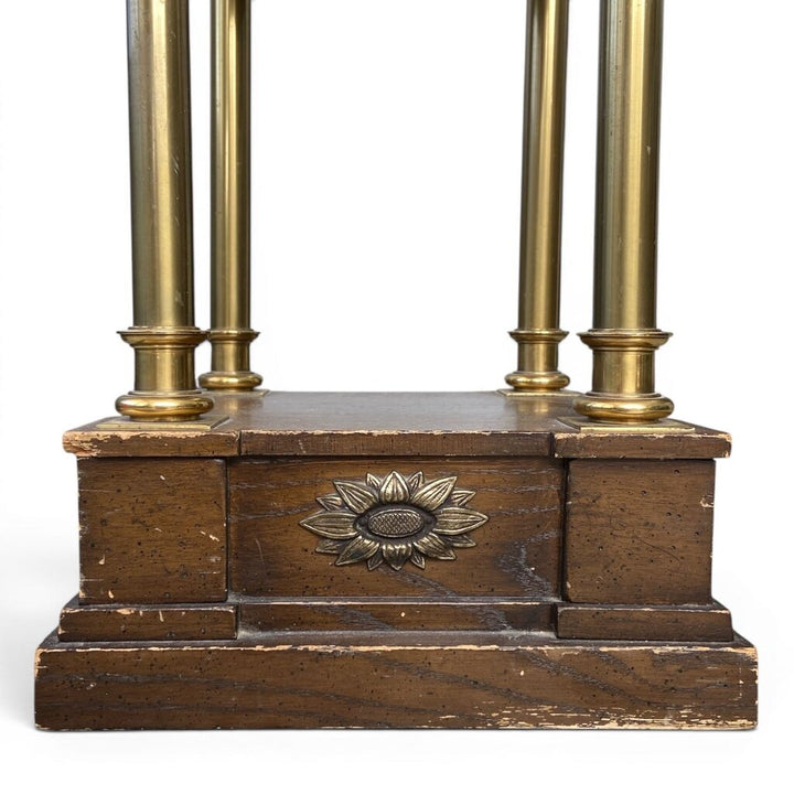 Brass Floor Lamp w/ Shelves