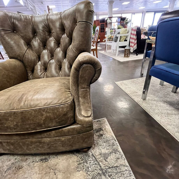 Orig Price $3950 - Club Chair w/ Ottoman