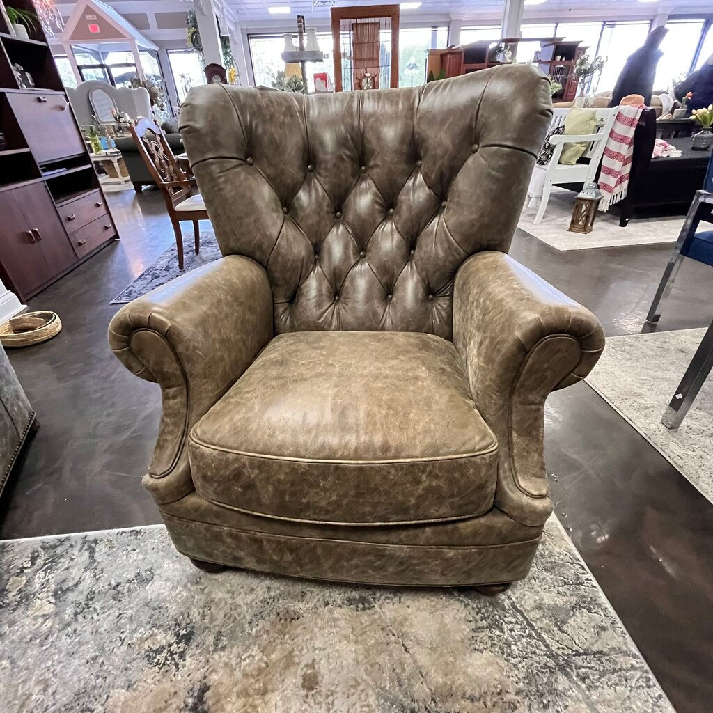 Orig Price $3950 - Club Chair w/ Ottoman