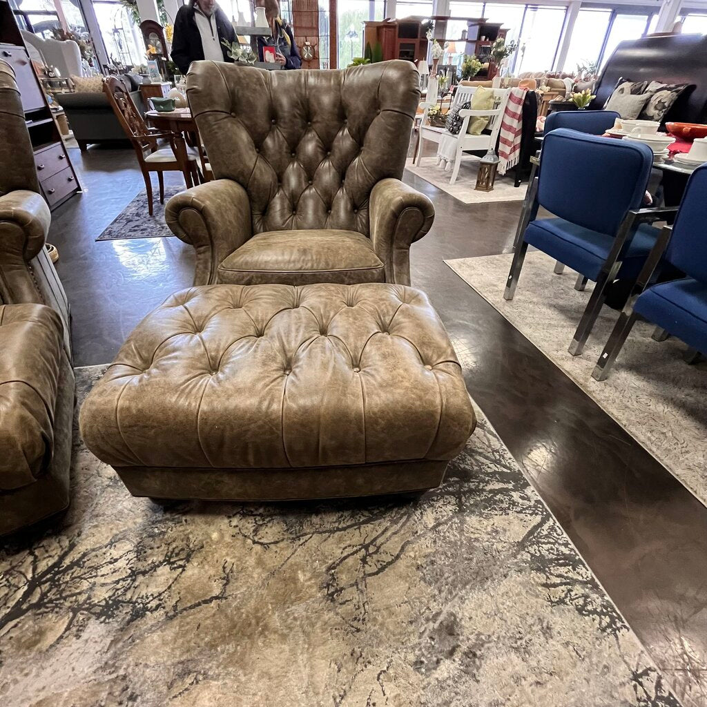 Orig Price $3950 - Club Chair w/ Ottoman