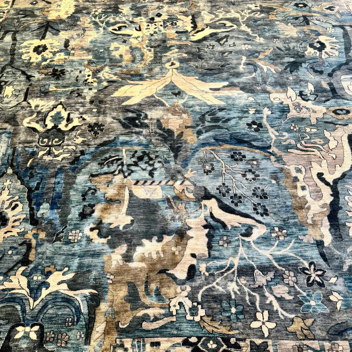 Orig. Price $8500 - Custom Hand Knotted Wool Rug