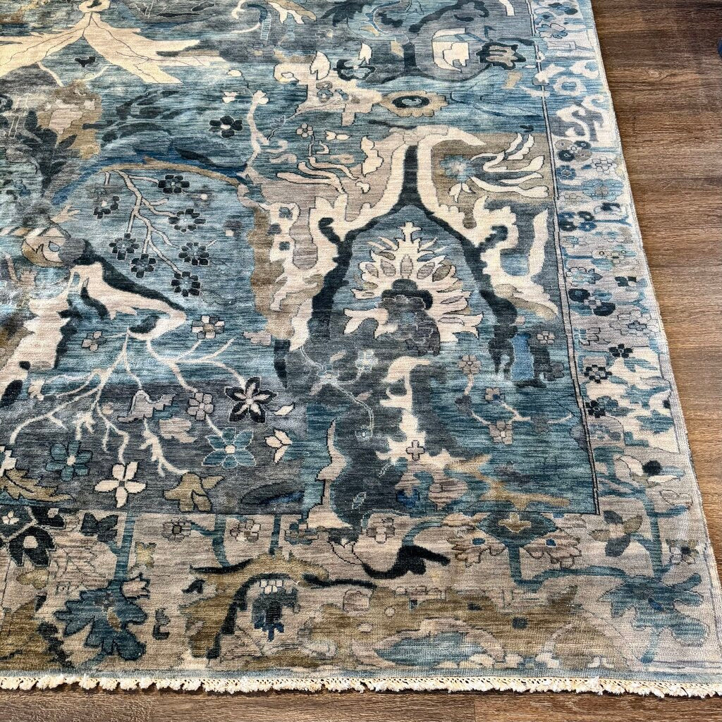 Orig. Price $8500 - Custom Hand Knotted Wool Rug