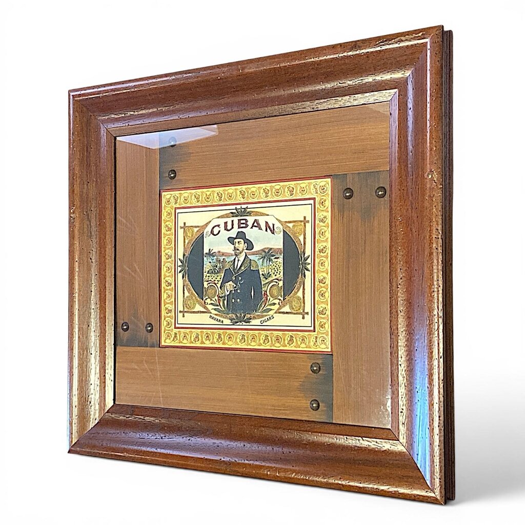 Cuban Cigar Label Framed Art