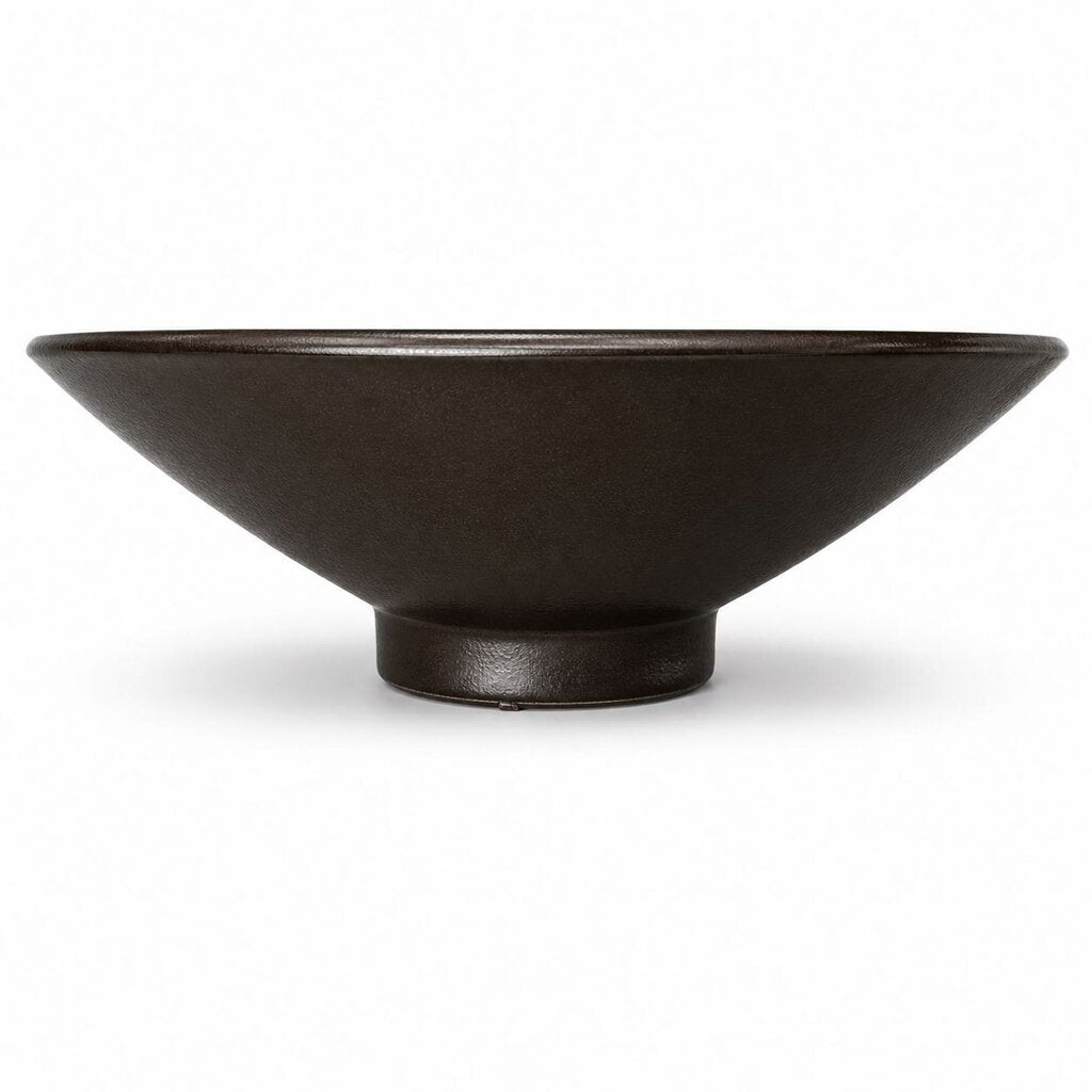 RARE Vintage Larry Laslo Line Carved Centerpiece Bowl