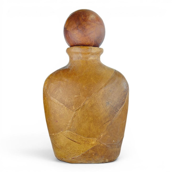 Orig. Price $137 - Large Mache Vase w/ Orb Stopper