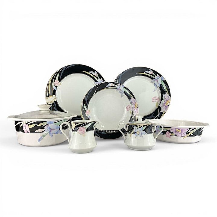 5 Piece Place Settings Service for 18 - Charisma Black