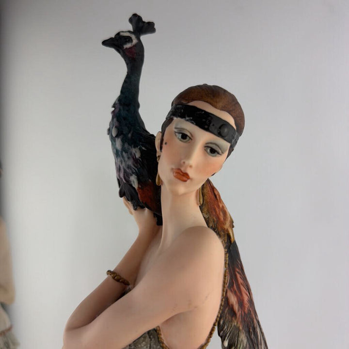 Limited Edition "Lady with Peacock" 2061/5000
