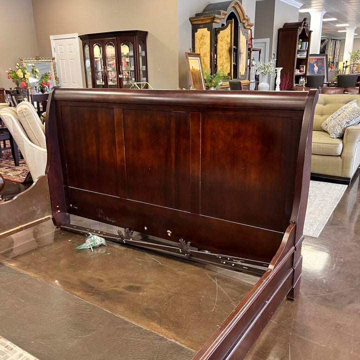 Orig Price $1049 - King Sleigh Bed