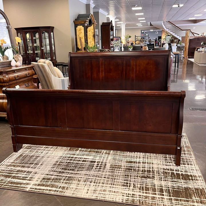Orig Price $1049 - King Sleigh Bed